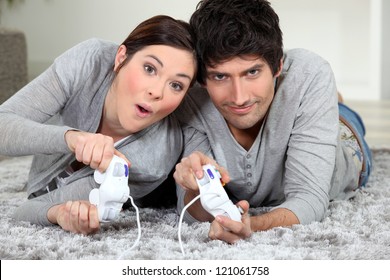 Couple Playing Video Games