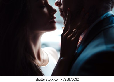 Couple Posing Doorway Posing On Camera Stock Photo 698366695 | Shutterstock