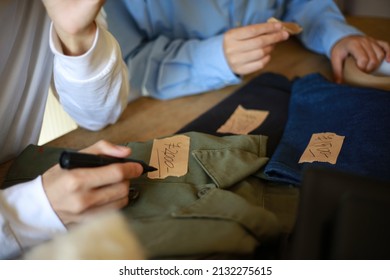 A Couple Preparing To Sell At A Flea Market 