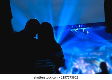 Couple At A Rock Concert