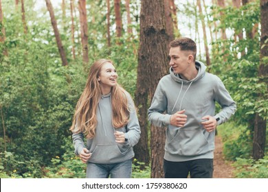 
Couple running in the forest - Powered by Shutterstock