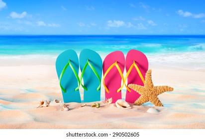 coastal flip flops