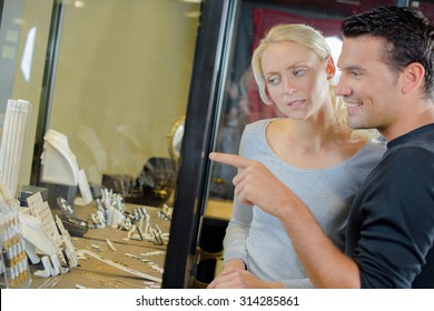 Couple Shopping For Jewellery