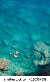 Couple Snorkeling