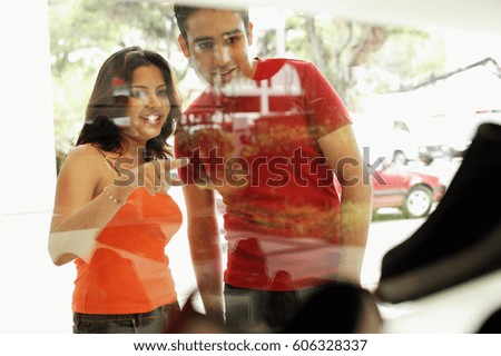 Similar – Image, Stock Photo Young people talking and drinking in summer party
