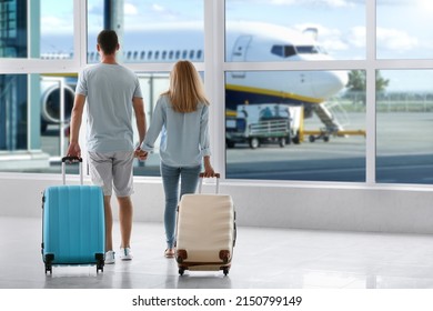 Couple Suitcases Airport Stock Photo 2150799149 | Shutterstock