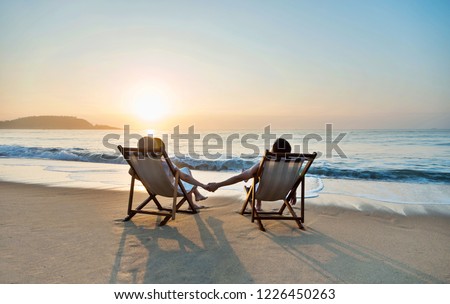 Similar – Image, Stock Photo sunbath romantic Romance