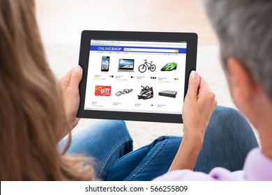 Couple Tablet Online Shopping