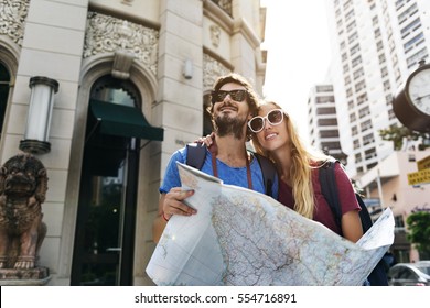 Couple Traveling Together Wanderlust Trip