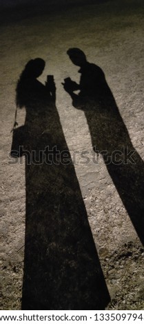 Image, Stock Photo beach walk Well-being