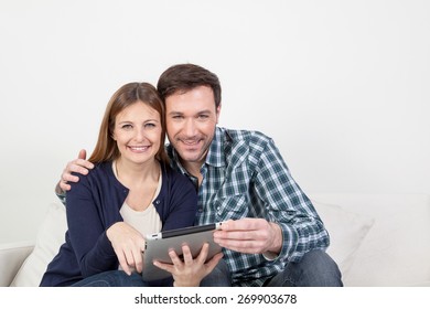 Couple Using The Ipad