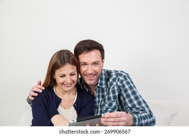 Couple Using The Ipad