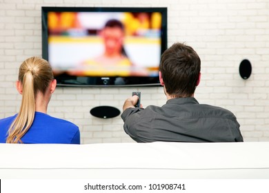 Couple Watching Tv