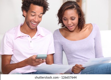 Couple Working Out Finances