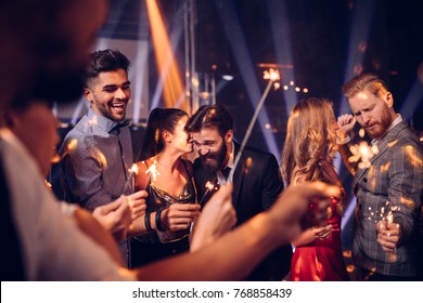 Couples dancing in the nightclub