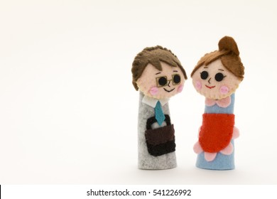 Couple's Finger Puppet