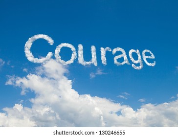 Courage Cloud Word