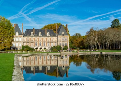 Courances, Essonne, Ile De France, France, 23th Of October, 2022: Chateau De Courances