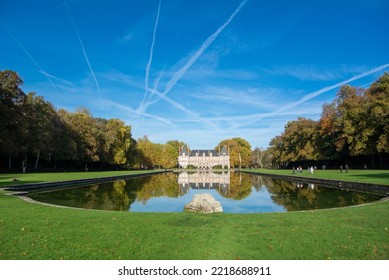 Courances, Essonne, Ile De France, France, 23th Of October, 2022: Chateau De Courances