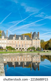 Courances, Essonne, Ile De France, France, 23th Of October, 2022: Chateau De Courances