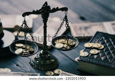 Court image retro balance and money Stock foto © 