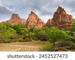 Court of the Patriarchs, Zion National Park, Utah, United States of America, North America