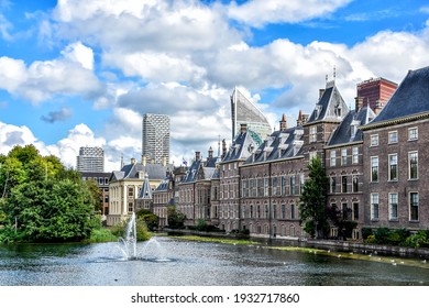 The Court Pond, The Buildings House The Dutch Parliament, The Hague, The Netherlands