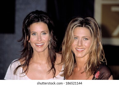 Courteney Cox Arquette And Jennifer Aniston At NBC 75th Anniversary, NY 5/5/2002