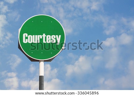 Courtesy Sign