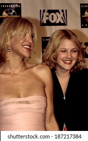 Courtney Love, Drew Barrymore At The Blockbuster Entertainment Awards, Circa May, 1999