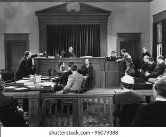 Courtroom Scene