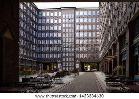 Image, Stock Photo courtyard chile house