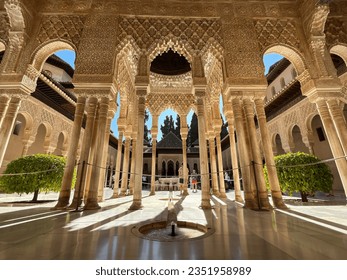 Courtyard of the Lions - Alhambra, Granada