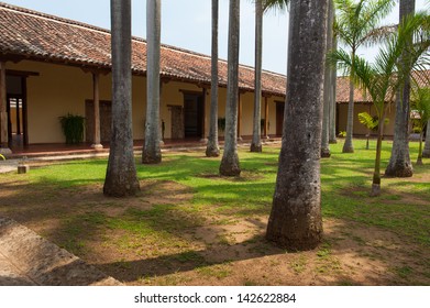 The courtyard of a monastery in Granada, Nicaragua