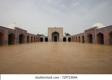 Courtyard Of Shah Jahan Mosque In Thatta