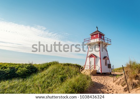 Covehead Lighthouse in Stanhope (Prince Edward Island, Canada)