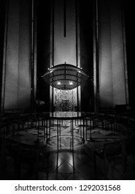 COVENTRY, ENGLAND - NOVEMBER 23, ‎2018: Interior Of The Modernist Coventry Cathedral, Designed By Basil Spence