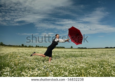 Image, Stock Photo Egg neck (2) Man Umbrella