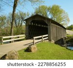           Covered bridge in Cedarburg, Wisconsin                     