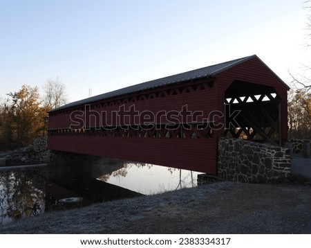 Covered Bridge, Gettysburg, PA in the Fall