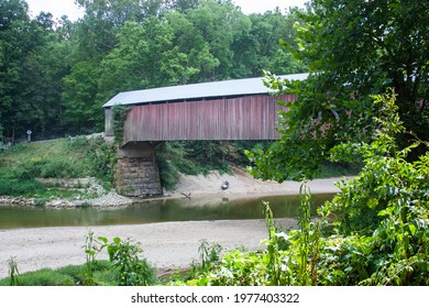 Covered Bridge Over Sugar Creek