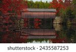 Covered bridge in Windham, Maine