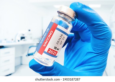 Covid 19 Vaccine In Laboratory