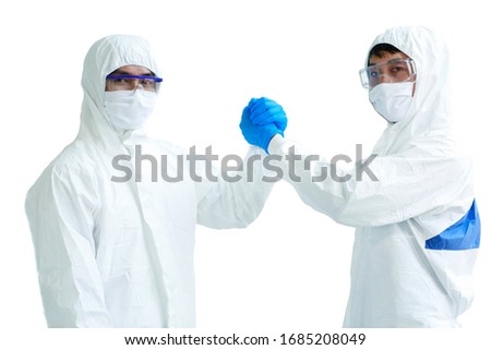 Covid19 or corona virus Asian researcher team cooperation and encouragement for power to working and searching vaccine anti covid-19 virus to safety people and world. They success to create medicine. 