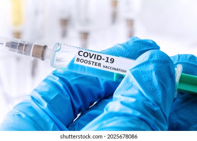 Covid-19 Coronavirus Auffrischimpfungskonzept