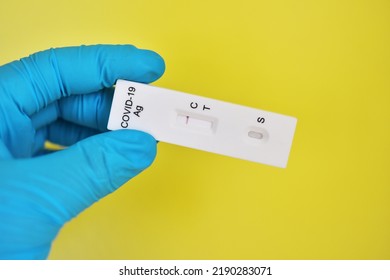 COVID-19 Negative Test Result By Using COVID-19 Antigen Test Kit Or ATK, Rapid Test Method