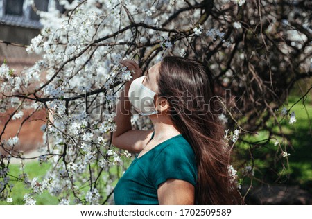 Similar – white & blue Human being