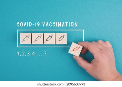 Covid-19 Vaccination, Vaccine Breakthrough, Loading Bar With Booster Syrings, Pandemic Health Issue