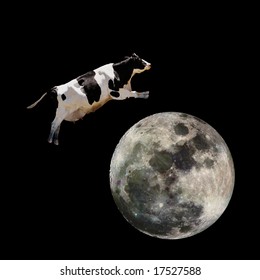 A Cow Jumping Over The Moon