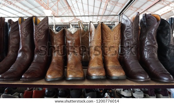thrift store cowboy boots
